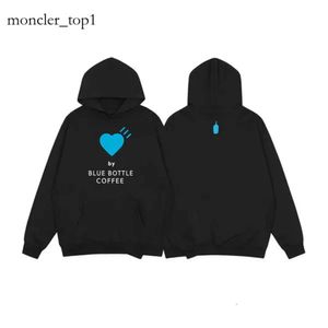 Human Made Brand Designer 2023 Designer Heren Hoodie Pullover Sweatshirts Losse lange mouwen Beer Duck Cute Animal Letter Print katoenen capuchon oversized S-XL 9111