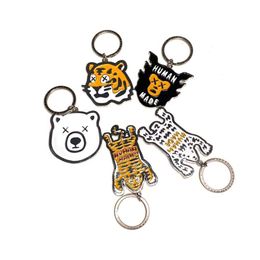 Human Made Cute Keychain Bag Accessories Anime Car Kawaii Key Chain Holder Basketball Keyring Kawaii Ring Paar Anime Gift270F