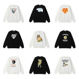 Sweatshirts de créateurs humains Sweats à capuche Femmes femmes Human Made Hoodie Fashion Streetwear Swetshirts Tops Vêtements Hoodie Lovers High Streetwear Tracksuis