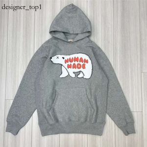 Menselijk gemaakte hoodie heren hoodies sweatshirts mens gemaakte mannen vrouwen oversized hart menselijk gemaakte patroon bemanningslichtgewicht en ademende 6159