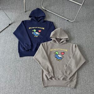 HUMAN MADE Hommes Lavé À Capuche À Capuche Musique Lettre Imprimé Décontracté Salle De Bains Imprimé Porté À Capuche Coton Lâche Pull Casual Men Hoodie