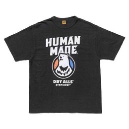 Camiseta hecha por humanos Camiseta gráfica de algodón Harajuku Hip Hop camiseta Streetwear Punk Estética Mujeres Hombres Ropa Camisetas Tops Verano X0712