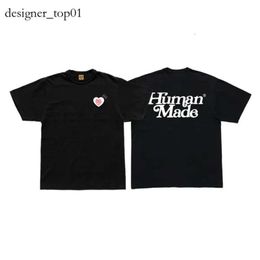 Human Make Japonais À La Mode Marque Hommes Designer T-shirts Ajustement Ample Avec Du Soufre Coton Ours Polaire Canard Mignon Animal Lettre Imprimer Coton Human Made Shirt 7872