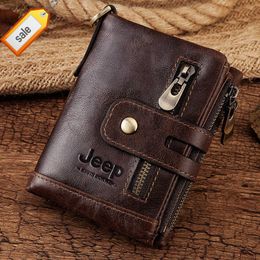 HUMERPAUL 100% sacs à main en cuir véritable pour hommes avec poche à monnaie zippée personnaliser hommes portefeuille et porte-cartes portefeuilles en cuir hommes