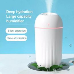 Humidificateur 420 ml purificateur d'air USB Mini oeuf Portbale bureau maison arôme huile essentielle hydratant muet Nano brouillard fin pulvérisateur