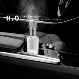 Luchtbevochtiger draagbare USB ultrasone kleurrijke beker aroma diffuser cool mist maker luchtbevochtiger zuiveraar met licht voor autoband