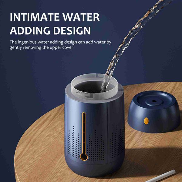 Humidificateurs Diffuseur d'huile essentielle 1,2 L avec diffuseur d'huile aromatique à lumière colorée Aromathérapie USB silencieux pour bureau de chambre à coucher pour voyage voiture à domicile YQ230927