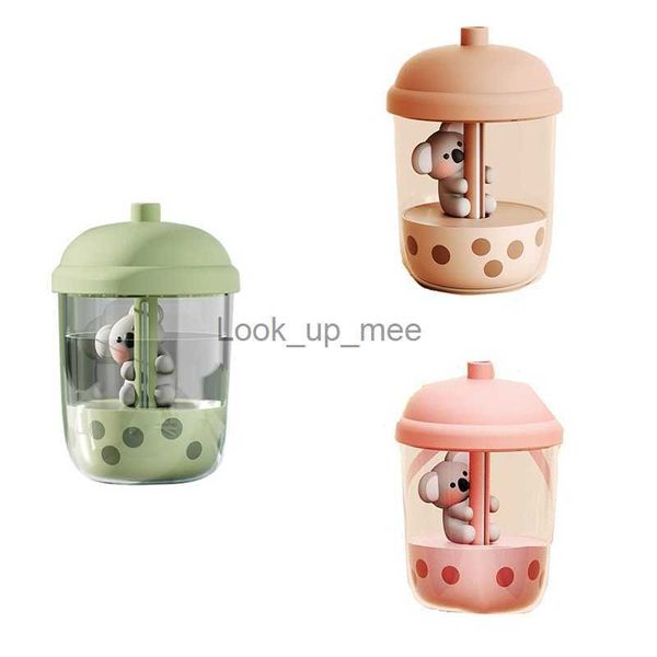 Humidificateurs 1 pièces nouveau mignon Koala lait thé tasse humidificateur haut brouillard ménage petit Portable bureau USB Mini parfum YQ230926