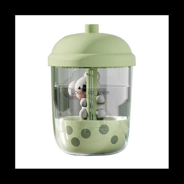 Humidificateurs 1 pièces nouveau mignon Koala lait thé tasse humidificateur haut brouillard ménage petit Portable bureau USB Mini parfum vert YQ230926