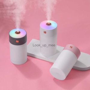 Humidificateurs 2022 Small Ultrasonic Atomizer Humidificateur Scent Coolmist Maker Fogger LED LED PORTALE COMMER