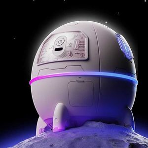 Humidificateurs Humidificateur d'air à Capsule spatiale de 220ML, diffuseur d'eau d'aromathérapie à brume fraîche ultrasonique USB avec lumière Led Lth pour astronaute L230914L20309015