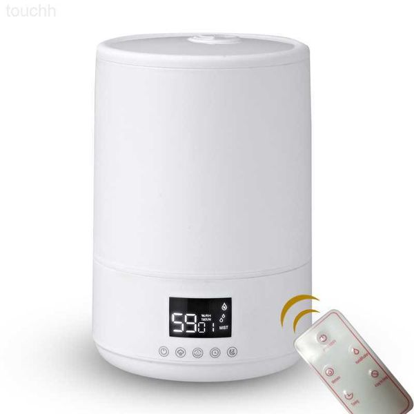 Humidificateurs 220V 25W 4L haut ajouter de l'eau ménage électrique brume fraîche humidificateur d'air à ultrasons LED brumisateur aromathérapie diffuseur L230914