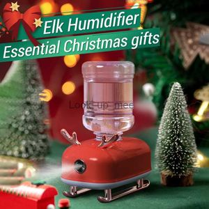 Humidificateurs 2400mAh Elk humidificateur 2023 cadeau de noël USB aromathérapie humidificateurs diffuseurs huile essentielle diffuseur maison voiture purificateur d'air YQ230926