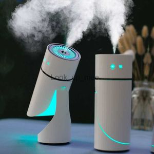 Humidificadores 260ML Humidificador de aire inalámbrico USB Aromaterapia Difusor 1000mAh Batería recargable Ultrasónico Cool Mist Maker Quiet Fogger YQ230927