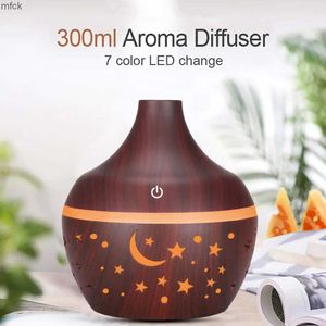 Humidificateurs 300 ml USB Aroma Air STEAT Nettoyage Ultrasonic Humidificateur Aromatherapy Maker Coll Maker Decoration Home Decoration
