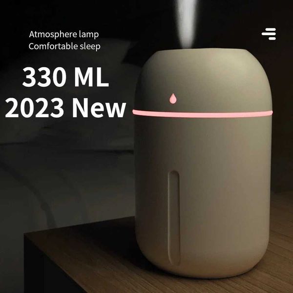 Humidificateurs 330 ml Humidificateur USB Aromathérapie Humidificateur Humidificateur ménage ultrasonique Aromathérapie Diffuseur USB Huile essentielle Atomizer Air Y240422