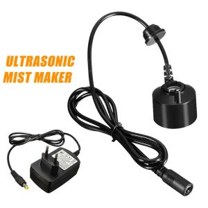 Bevochtigers 36 mm Ultrasone luchtbevochtiger Mini Mist Maker Humidificator with EU Plug Adapter Fogger Water Fountain Pond Attromizer Head DC 24V