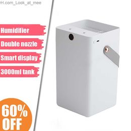 Humidificateurs 3L humidificateur d'air diffuseur LED intelligent à ultrasons diffuseur d'huile essentielle arôme pulvérisateur diffuseurs de parfum maison Humificador Q230901