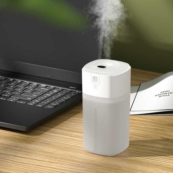 Humidificadores 400ML Humidificador de aire USB Cargado Aroma Difusor Luz colorida Ultrasónico Cool Mist Esencial para el hogar