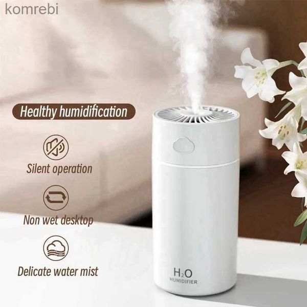 Humidificateurs 400ML Mini humidificateur d'air à ultrasons voiture désodorisant maison chambre parfum eau diffuseur lourd brouillard pulvérisation silencieux HumidificadorL240115