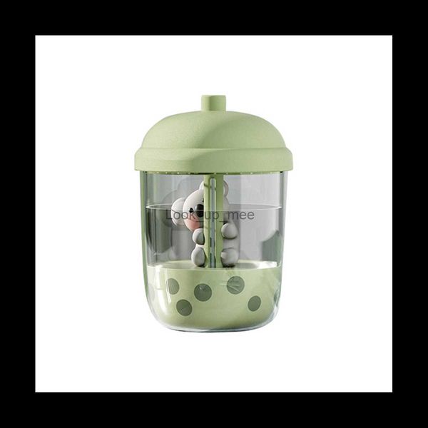 Humidificateurs 450Ml Portable Koala lait tasse à thé humidificateur de Purification d'air USB bureau eau atomiseur diffuseur pour chambre vert YQ230926