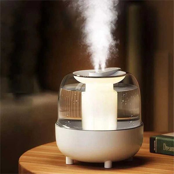 Humidificateurs 4l Air Humidificateur grande capacité ATOMERIE AIR ATOMISIER ULTRASONIC DIFUSER Cold Mist Dust USB Air Humidificateur Purificateur Y240422