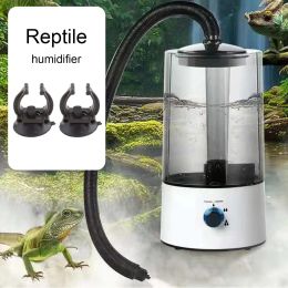 Humidificateurs 4L Reptile Humidificateur Terrarium brouillard Arrêt automatique empêche la course à sec durable pour les tortues avec un tuyau d'extension