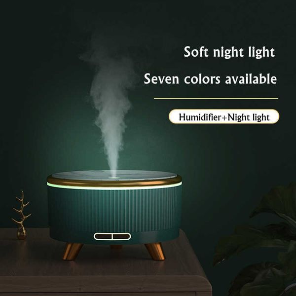 Humidificateurs 500ML diffuseur d'arôme électrique purificateur d'humidificateur d'air ultrasonique avec lumière de couleur pour la pièce essentielle de la maison