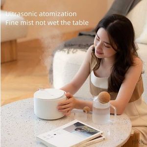 Humidificateurs Diffuseur d'huile essentielle d'aromathérapie d'humidificateur d'air ultrasonique de ménage de 650ml avec le diffuseur de fabricant de brume d'arome de pièce de lampe de lune de LED