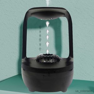 Humidificadores Humidificador de aire Niebla ultrasónica Gota de reflujo Antigravedad Levitación Gota de agua Difusor de aire silencioso para dormitorio Hogar Hotel R230801