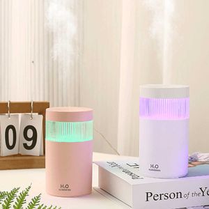 Humidificateurs Humidificateur d'air USB Chargé Diffuseur d'arôme sans fil 300ml Ultrasonique Brume fraîche LED Essentiel pour la maison