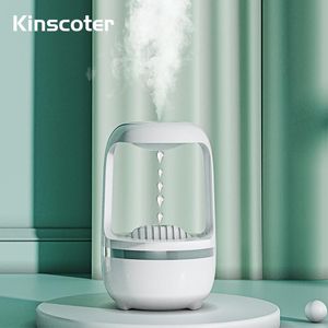 Humidificadores Humidificador de aire antigravedad Gotas de agua Gran capacidad Aromaterapia Difusor de aceites esenciales Pulverizador USB para el hogar Hotel