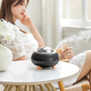 Humidificateurs Diffuseur d'aromathérapie diffuseur d'huile essentielle USB humidificateur d'air avec lampe de projection colorée diffuseur d'arôme de brume ultrasonique