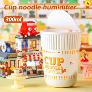 HUMIDIFIATERS CUP NOODLE HUMIDIFIER 300 ml Ultrasone USB Aroma Air Diffuser 2000 MAH Batterij Aromatherapie HUIDIFICADOR Home Difusor