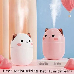 Humidificateurs Mini humidificateur d'air mignon, diffuseur d'huile essentielle aromatique, vaporisateur USB, parfum domestique, humidificateur de voiture, chambre à coucher