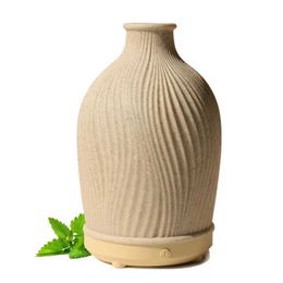 Humidificateurs Huile essentielle Perfume Diffuseur Céramique Ultrasonic Air Humidificateur maison Aromatherapy Humidificateur Y240422