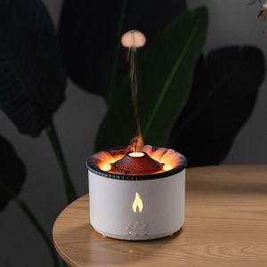 Bevochtigers vlam luchtbevochtiger kwal Jellyfish elektrisch aroma diffuser lava vulkaan ontwerp vlameffect luchtdiffuser mist maker machine 230427