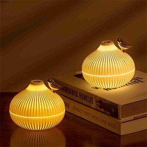 Humidificateurs Lampes à parfum 300 ml Small Onion Electronic Spray Diffuseur Cool Usb Night Light Air portable Ultrasonic Hydrating Water Humidificateur