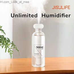 Humidificateurs JISULIFE humidificateur d'air à ultrasons mini diffuseur d'aromathérapie pulvérisateur portable USB brumisateur silencieux pour bureau à domicile voiture Difusor Q230901