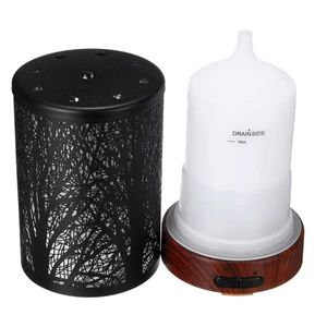 Humidificateurs LED Léger Diffuseur Aromathérapie Arbre Shadow Air Humidificateur Huile essentielle Diffuseur Iron Art Humidificateur ATomizer fabricant US / EU PLIG Y240422