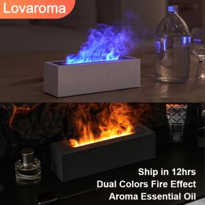 Humidificateurs Lovaroma H3 200 ml Highed Flame Humidificateur Huile Aromather USB Diffuseur Ultrasonic Cool Misting Fogger Home Appliance