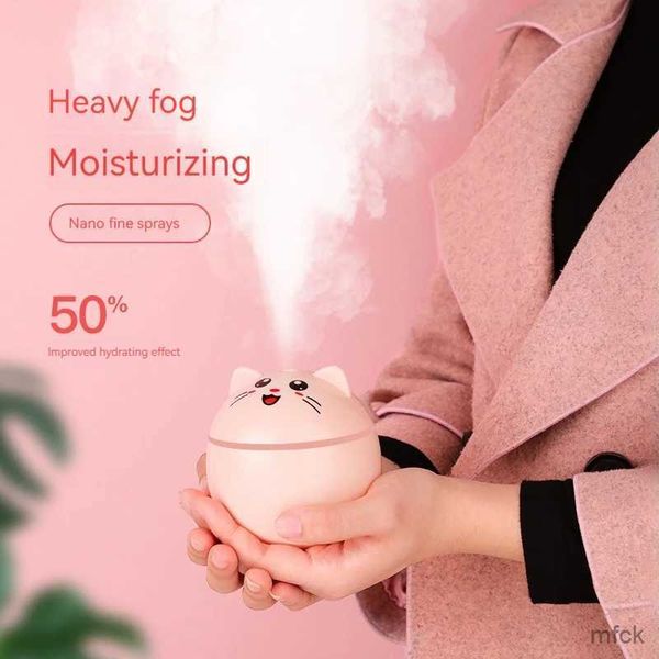 Humidificateurs Lucky Cat humidificateur mini petit USB maison bureau voiture femmes enceintes jeune bébé hydratation silencieux grand spray