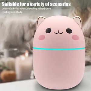 Bevochtigers mini schattige luchtbevochtiger olie vochtigasores thuis slaapkamer aroma diffuser purifier parfum coole mist maker umidificador