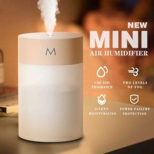 Humidificateurs Mini Diffuseur d'huile essentielle 260 ml Diffuseur Aromathérapie Bureau Air Humidificateur USB Humidificateur avec lumière LED Y240422