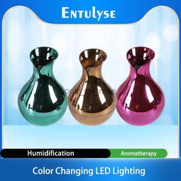 Humidificateurs Mini or aromathérapie humidificateur arôme diffuseur huile essentielle diffuseur purificateur d'air LED à couleur changeante YQ230927