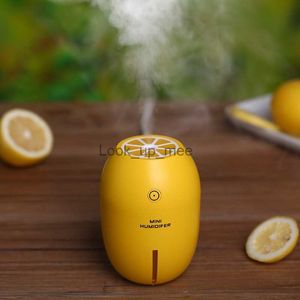 Humidificateurs Mini humidificateur de citron avec lumière LED USB humidificateur Portable diffuseur d'air purificateur diffuseur diffuseur de brume aromatique brumisateur YQ230927