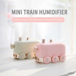 Humidificateurs Mini Train humidificateur d'air à ultrasons 300ml rétro Web célébrité USB arôme diffuseur d'air bureau maison diffuseur d'huile essentielle brumisateur