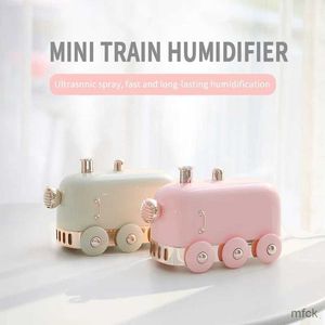 Humidificadores Mini Tren Humidificador De Aire Ultrasónico 300 Ml Retro Web Celebrity USB Aroma Difusor De Aire Oficina Hogar Difusor De Aceite Esencial Fogger