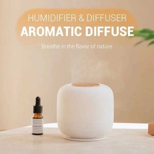 Humidificateurs Nouveau 300ml humidificateur d'air silencieux huile essentielle arôme diffuseur maison Cool brumisateur humidificateur avec lumière nocturne