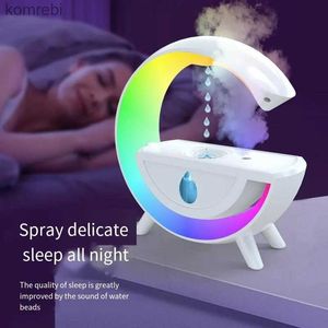 Humidificateurs Nouveau Big G Anti gravité humidificateur LED atmosphère colorée maison brouillard capacité bureau chambre créative USB Air DropsL240115